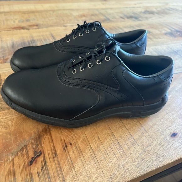 FootJoy Mens GreenJoys Golf Shoes Classic Oxford Shoe Foot Joy Size 10 W - Picture 3 of 14